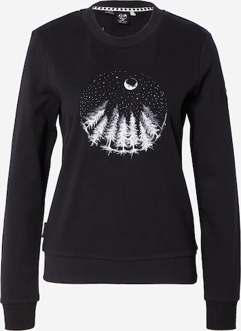 Ragwear Sweatshirt 'EFFA' in Black: front