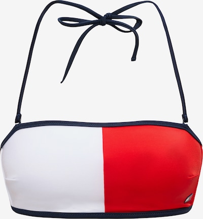 Bikinio viršutinė dalis iš Tommy Hilfiger Underwear, spalva – tamsiai mėlyna / raudona / balta, Prekių apžvalga