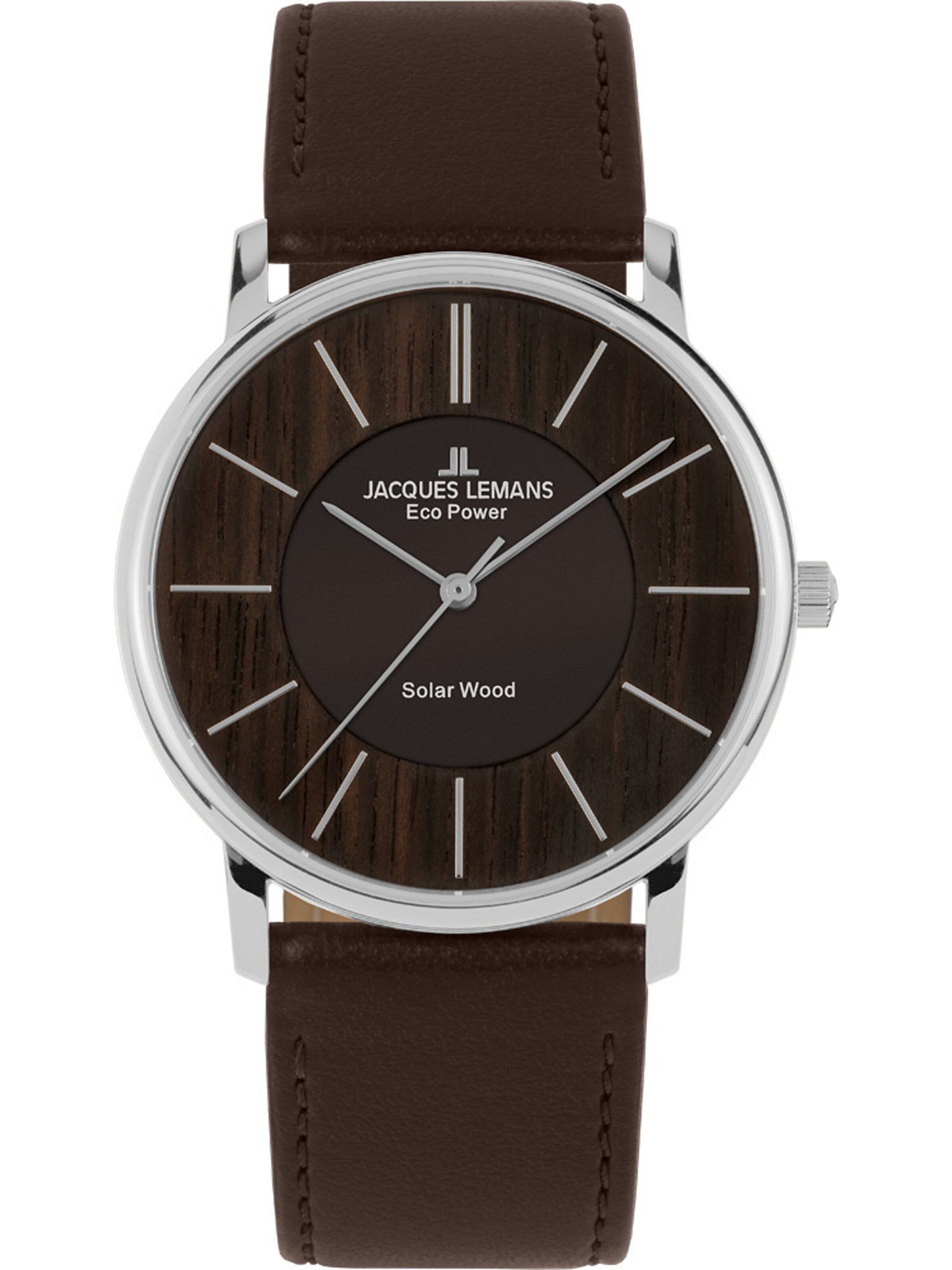 Jacques Lemans Uhr in braun / silber, Produktansicht