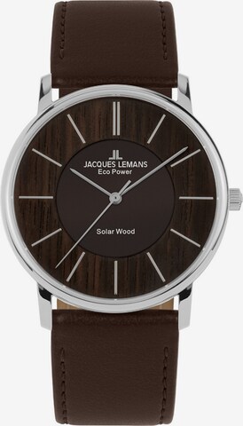 Jacques Lemans Analog Watch in Brown: front