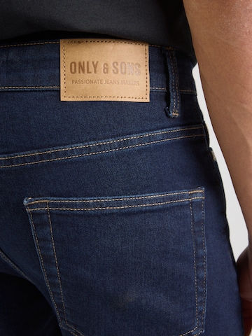 Only & Sons Regular Shorts 'ONSPLY' in Blau