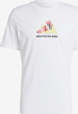 ADIDAS PERFORMANCE Functioneel shirt 'Germany Football Fan' in Wit: voorkant