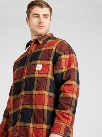 LEVI'S ® Between-season jacket 'Parkside Overshirt' in Red
