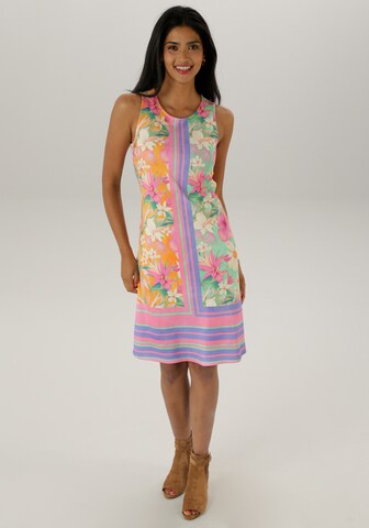 Aniston SELECTED Summer Dress in Pink: front