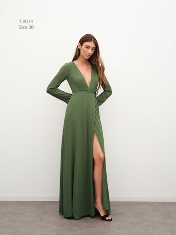 Robe 'Hester' RÆRE by Lorena Rae en vert : devant