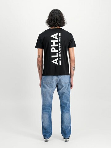 Maglietta di ALPHA INDUSTRIES in nero