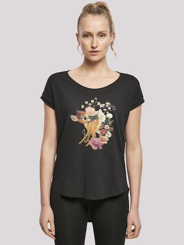T-shirt 'Disney Bambi' F4NT4STIC en noir : devant