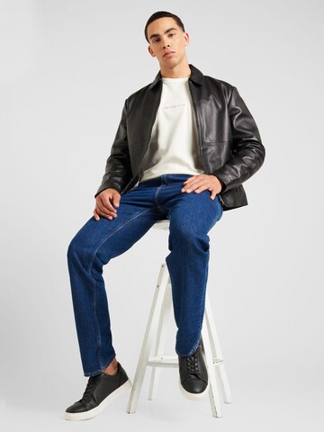 Calvin Klein Jeans Normalny krój Koszulka w kolorze biały