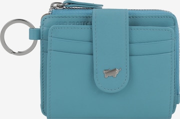 Braun Büffel Wallet 'Joy' in Blue: front