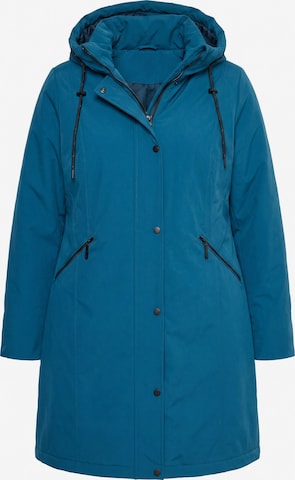 Ulla Popken Functionele jas in Blauw: voorkant
