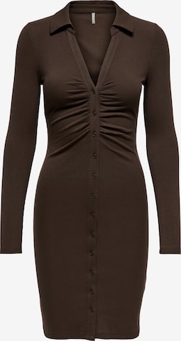ONLY Knit dress 'Siva' in Brown: front