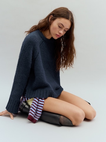 Pull-over Pull&Bear en bleu : devant