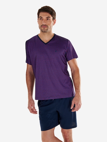 Pyjama court ' Fats ' HOM en bleu : devant