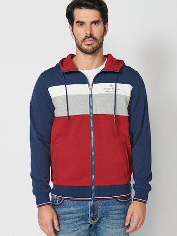 KOROSHI Zip-Up Hoodie in Blue