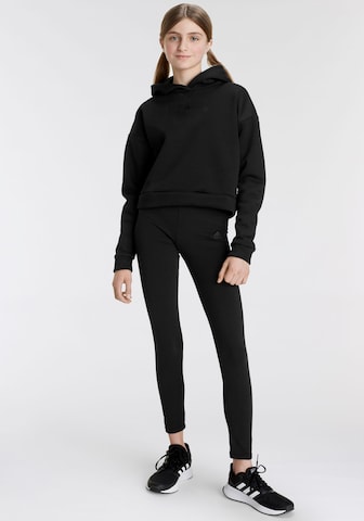 ADIDAS SPORTSWEAR - Chándal 'Fleece' en negro: frente