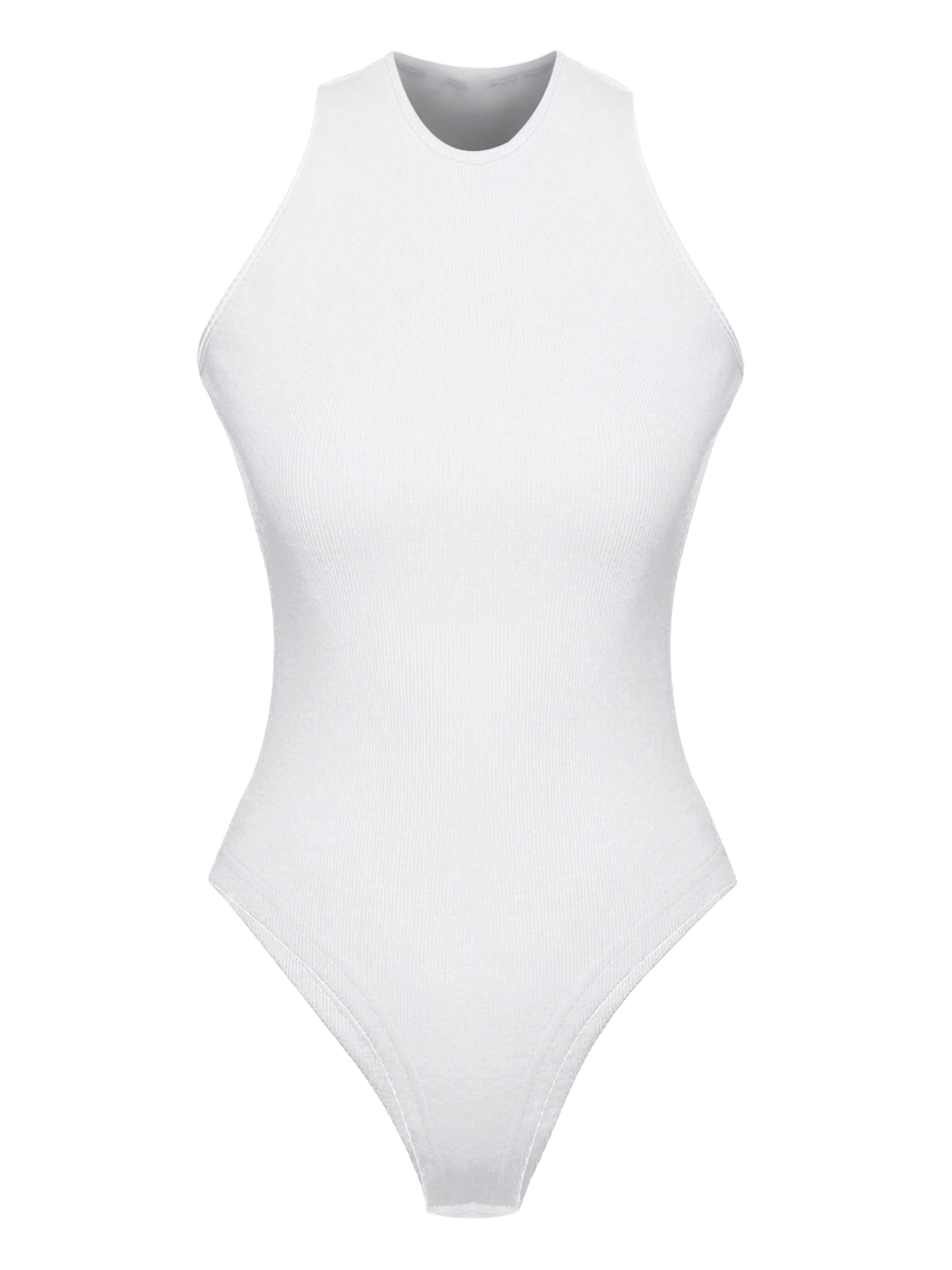 No Matter What Bodysuit in Weiß: Vorderseite