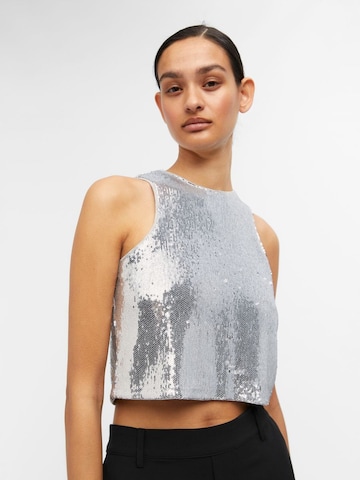OBJECT Blouse 'GINGER' in Silver: front