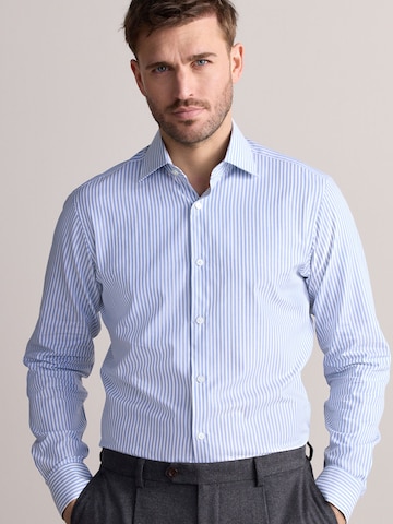 Next Slim fit Button Up Shirt in Blue