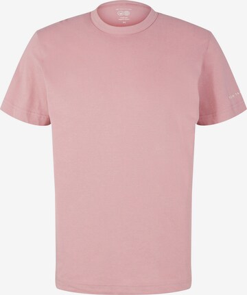 T-Shirt TOM TAILOR en rose : devant