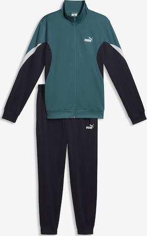 PUMA Trainingsanzug in Grün: Vorderseite