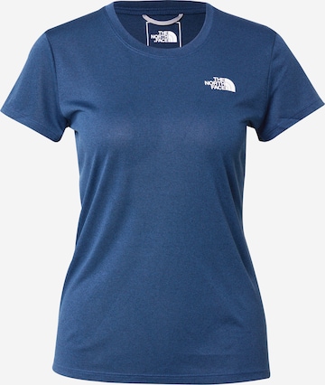 THE NORTH FACE Functioneel shirt 'REAXION' in Blauw: voorkant