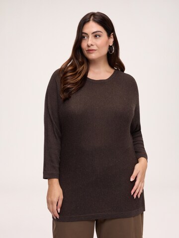 Pull-over Fiorella Rubino en marron