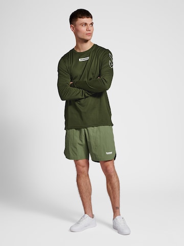 Hummel Regular Sporthose 'MARTY' in Grün