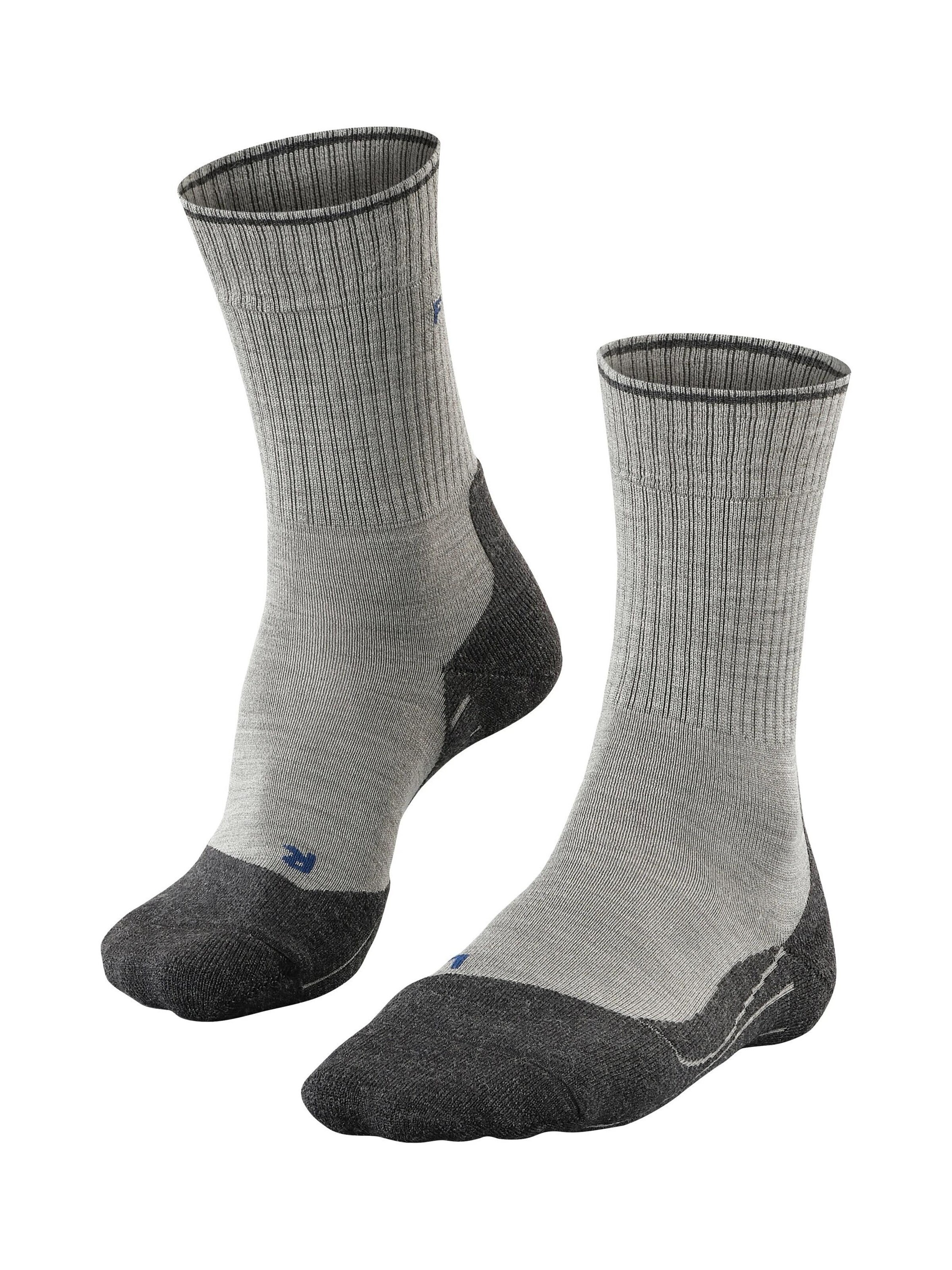 FALKE Sportsocken 'TK2 Explore Wool Silk'‌‌‌‌‌‌‌‌‌ in Grau: Vorderseite