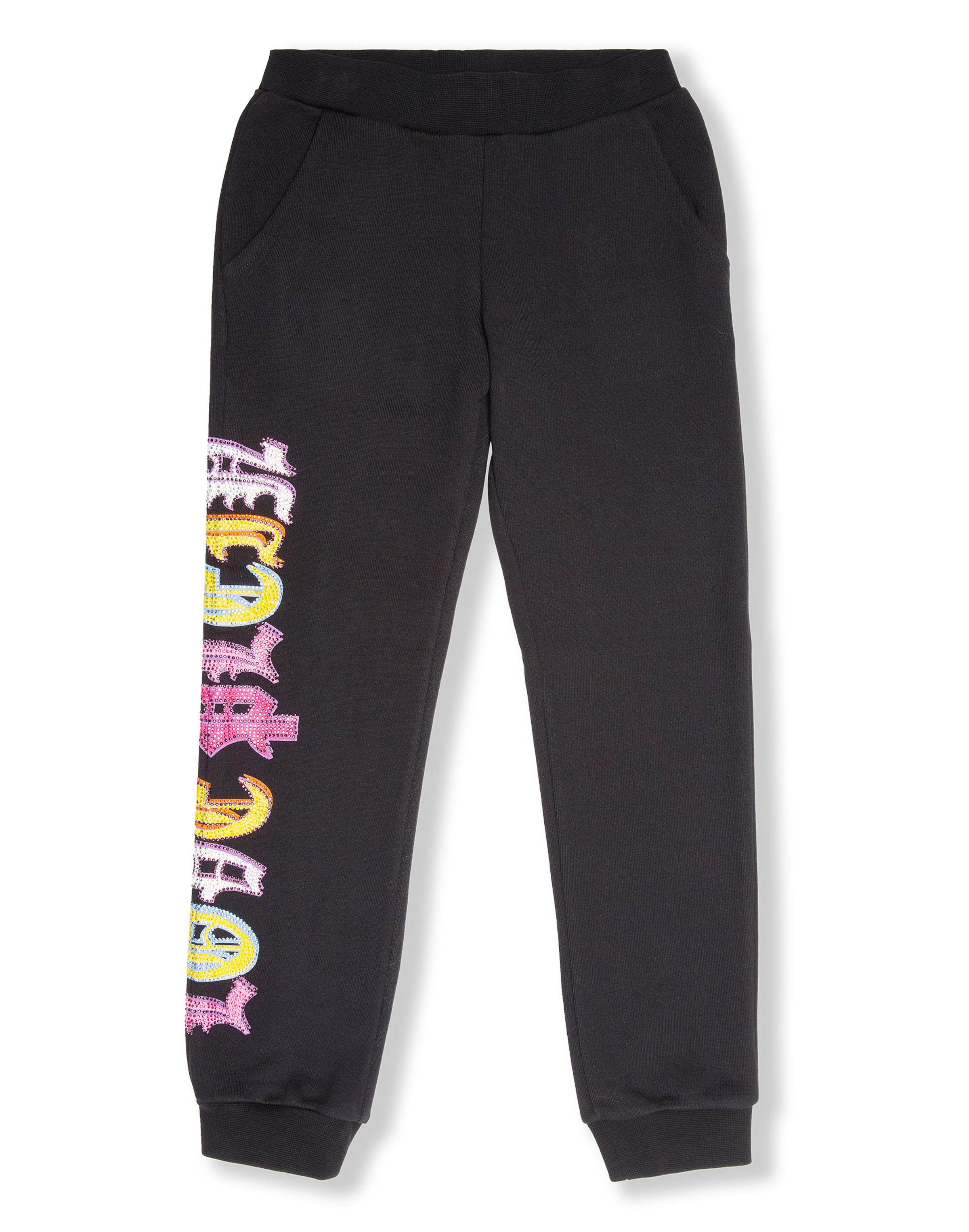 Philipp Plein - Tapered Calças em preto: frente