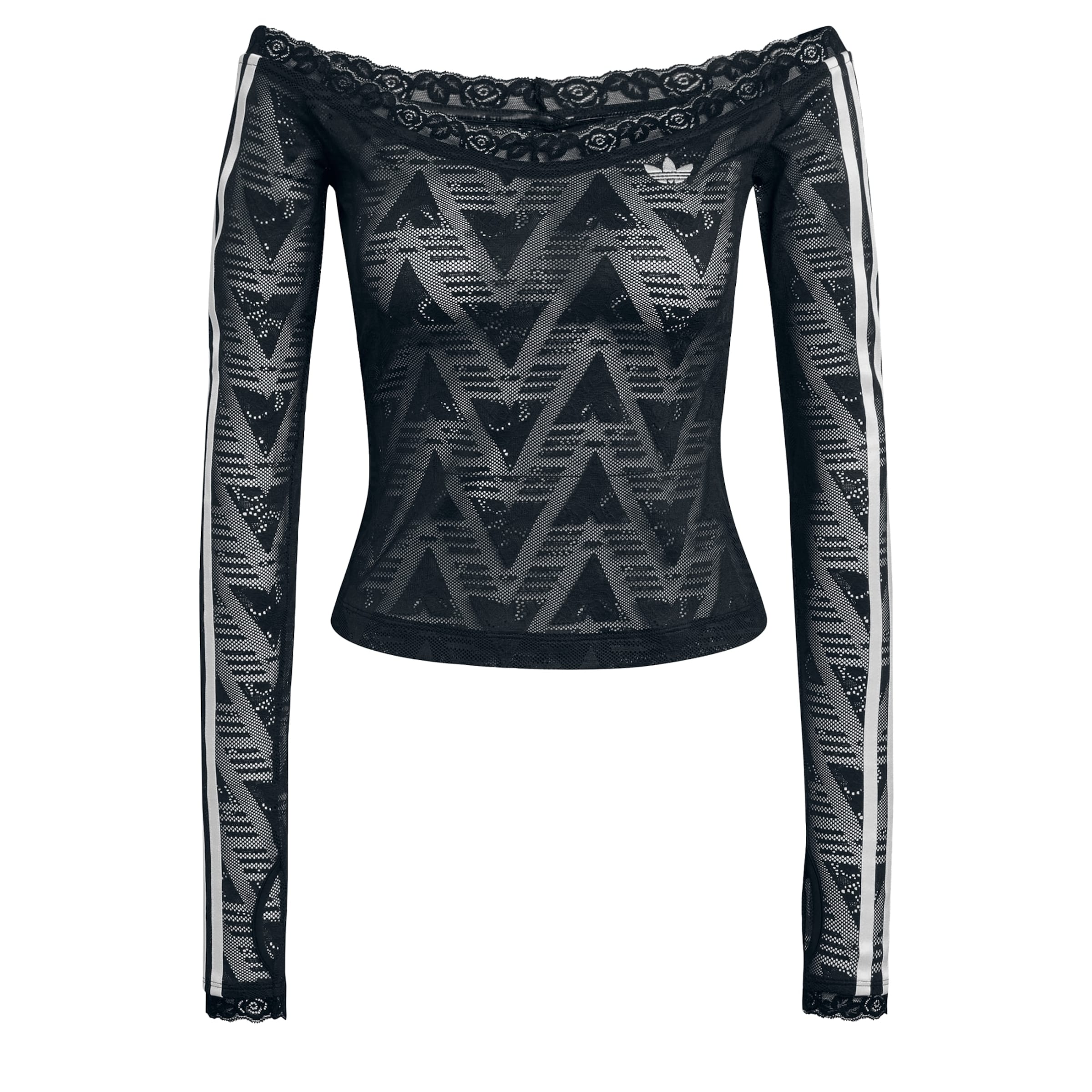 T-shirt ADIDAS ORIGINALS en noir : devant