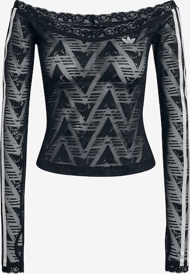 XS dydžio Marškinėliai iš ADIDAS ORIGINALS, spalva – juoda / balta, Prekių apžvalga