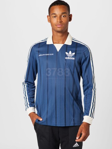 ADIDAS ORIGINALS Shirt 'Graphics Mellow Ride Club ' in Blauw: voorkant