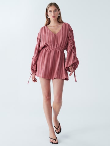 BWLDR Jurk 'Wright' in Roze: voorkant