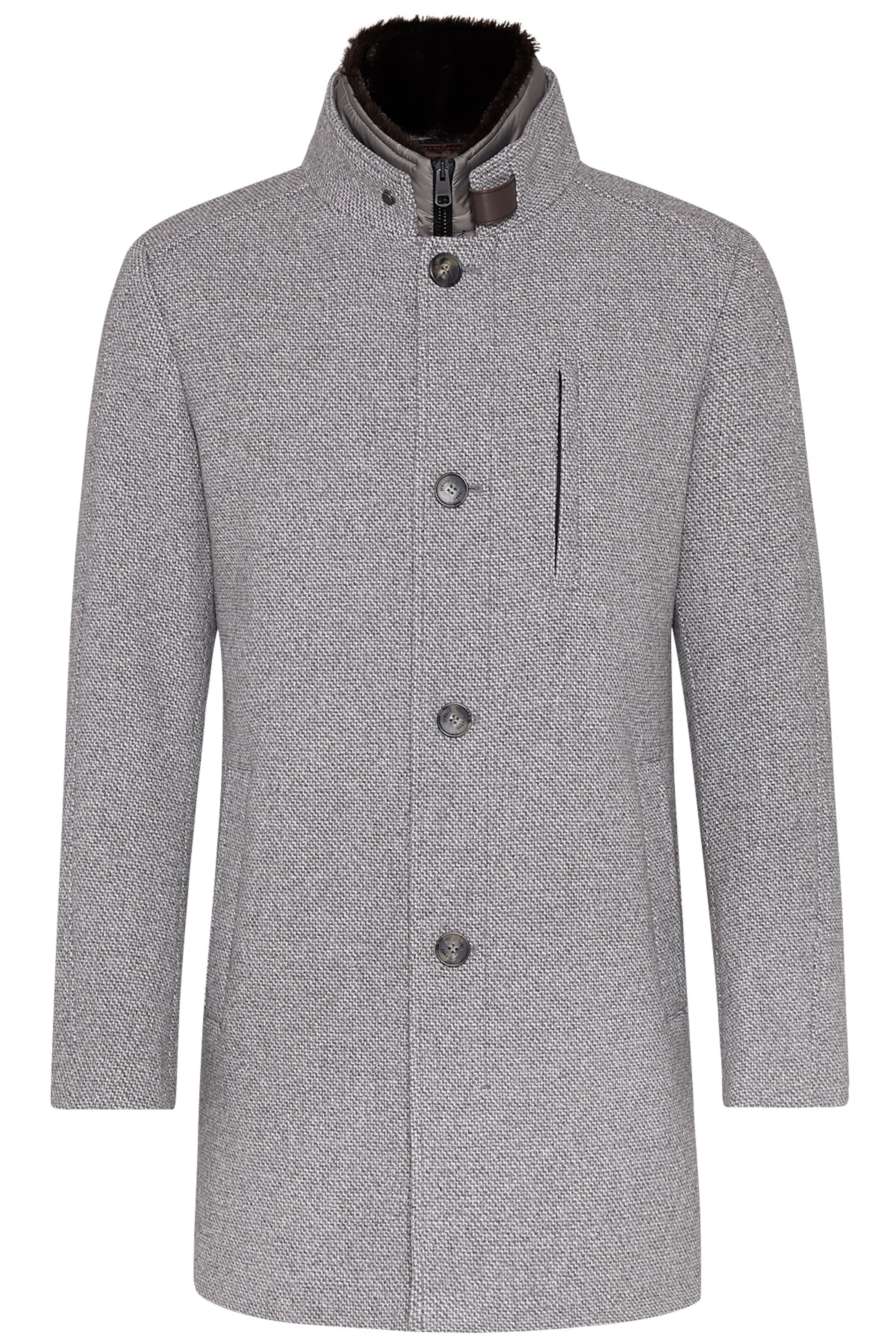 Manteau mi-saison CINQUE en gris : devant