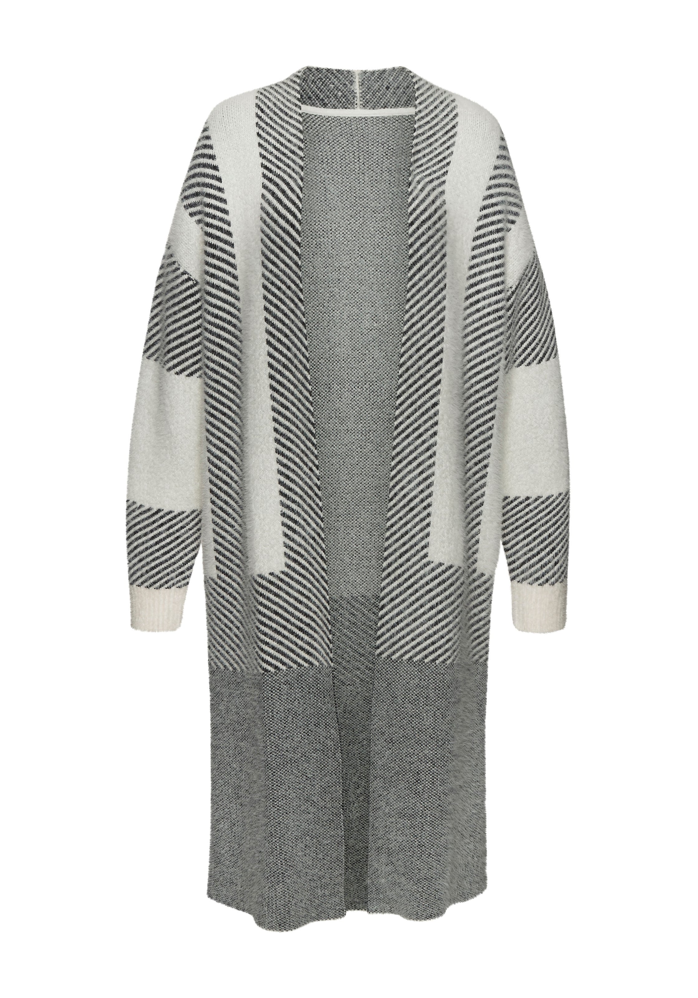 LASCANA Knit Cardigan in Grey: front