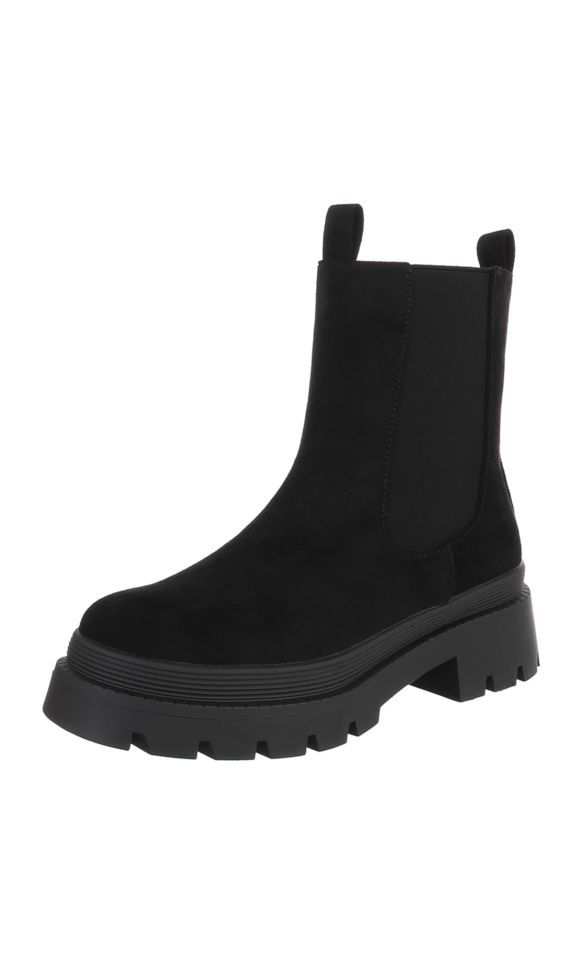 Ital-Design Stiefelette in 36 in schwarz, Produktansicht