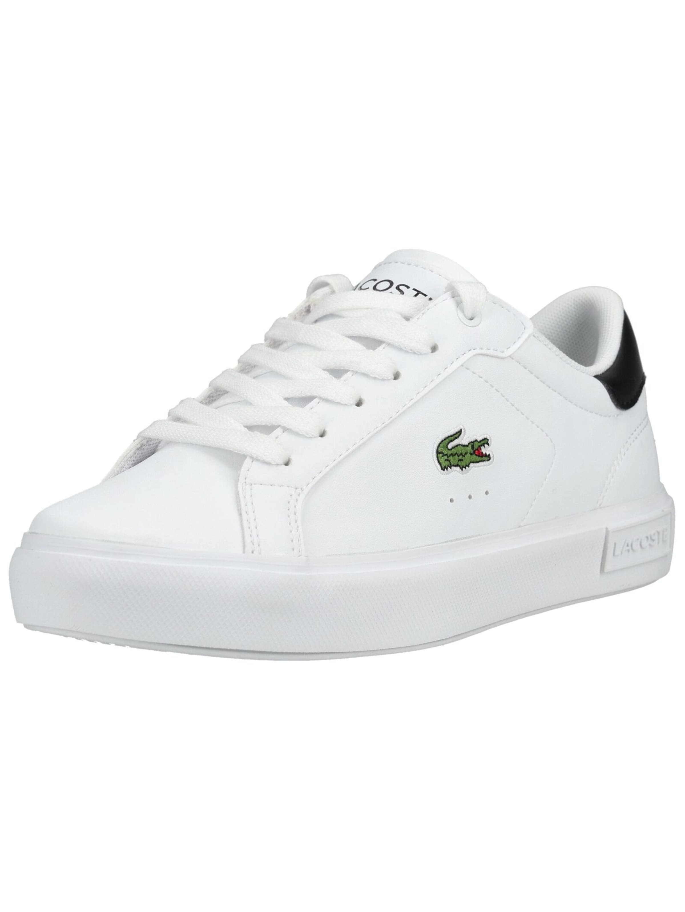 Baskets LACOSTE en blanc : devant