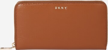 DKNY Portemonnee 'Bryant' in Bruin: voorkant