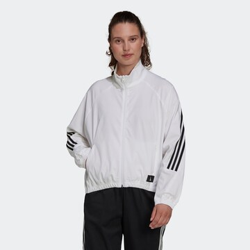 ADIDAS SPORTSWEAR Спортивная куртка в Белый: спереди