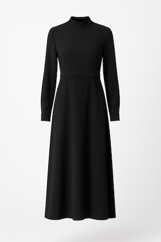 Robe Touche Prive en noir : devant