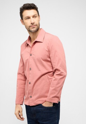 ETERNA Regular fit Overhemd in Rood: voorkant