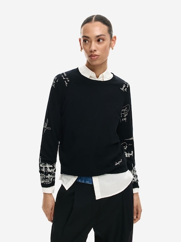 Pull-over 'JERS_MARQUETTE 26SWJF10' Desigual en noir : devant
