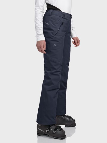 Schöffel Regular Outdoor trousers 'Lizum' in Blue