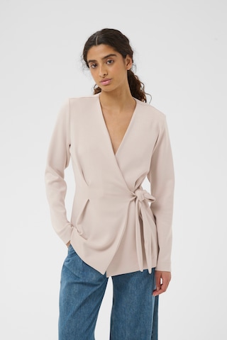 InWear Blazer 'IWSIMI IWVINCENT BELT' i beige: forside
