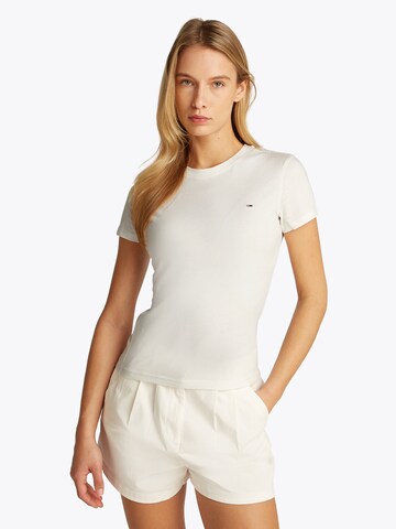 Tommy Jeans Μπλουζάκι σε ροζ: μπροστά