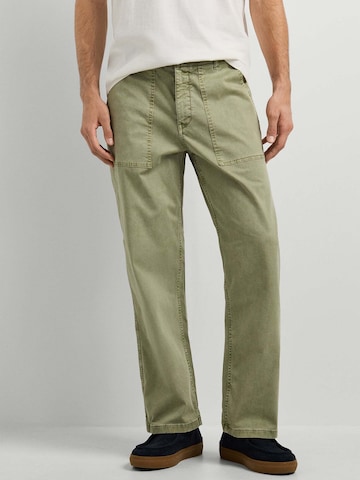 Loosefit Pantalon chino Pepe Jeans en vert : devant