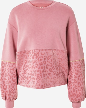 Sweat-shirt EA7 Emporio Armani en rose : devant