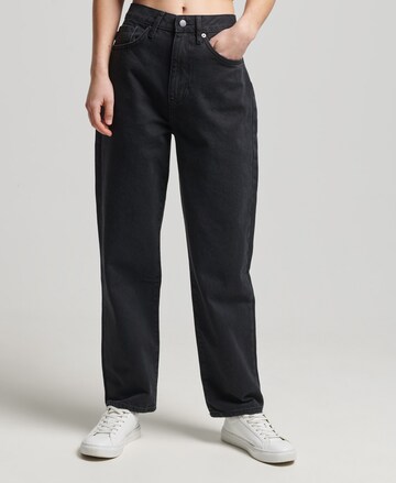 Superdry Loose fit Jeans in Black: front