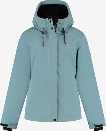 Veste d’hiver 'Karina' Travelin en bleu : devant