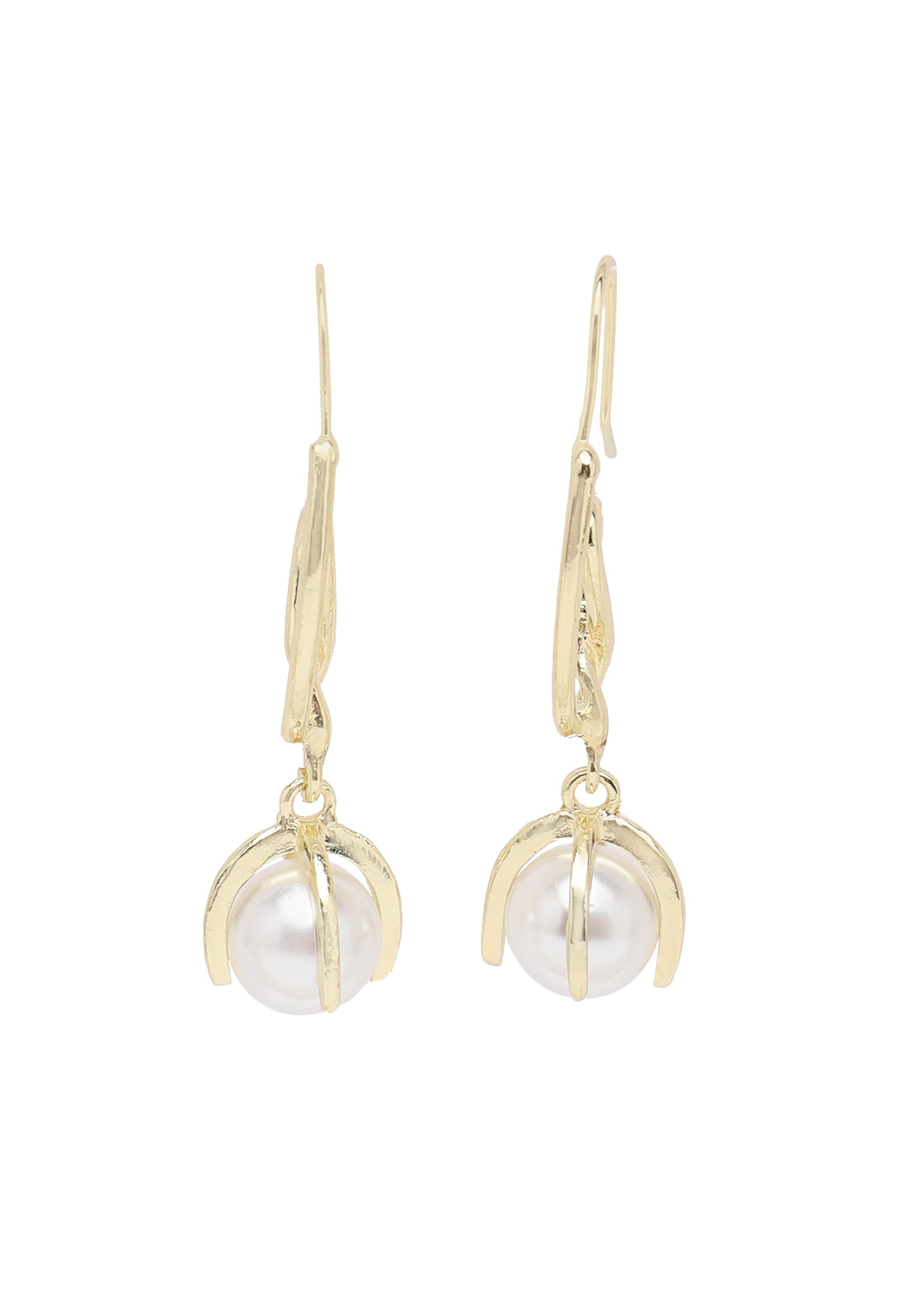 SOHI Náušnice ' Breann ' – zlatá: přední strana